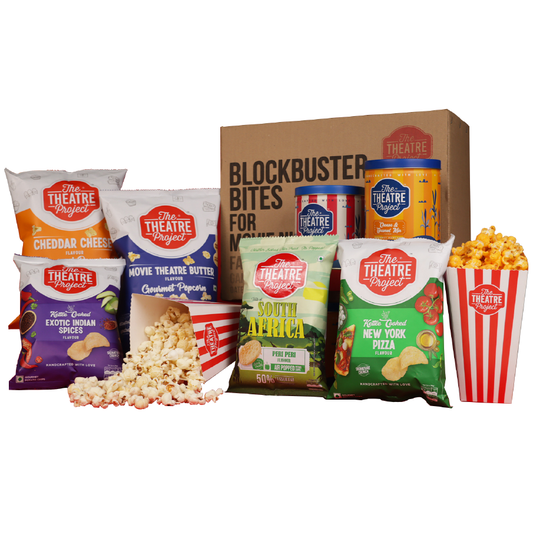 Movie Night Popcorn and Chips Box - Box of 7