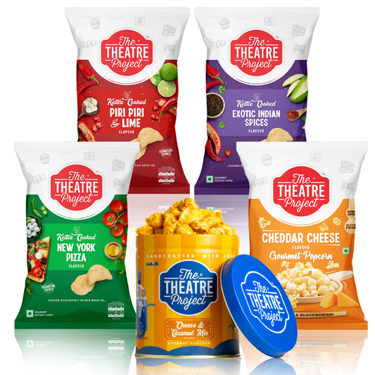 Best Seller Flavours  Popcorn and Chips - Box of 5